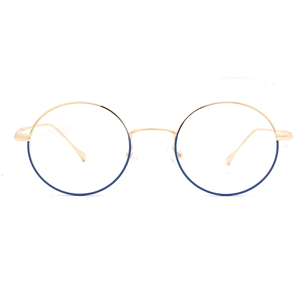 Atlas｜Classic Round Metal Eyeglasses Frames - Image 10