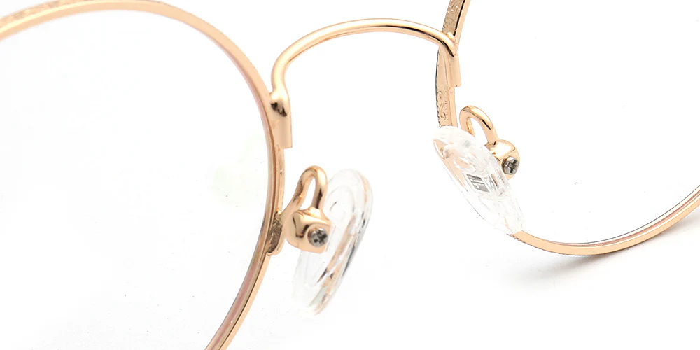 Atlas｜Classic Round Metal Eyeglasses Frames - Image 16