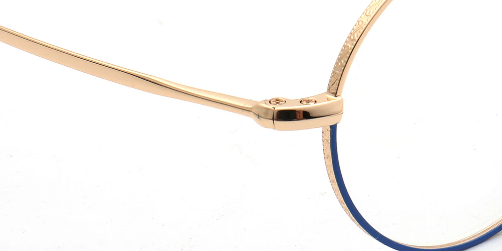 Atlas｜Classic Round Metal Eyeglasses Frames - Image 18