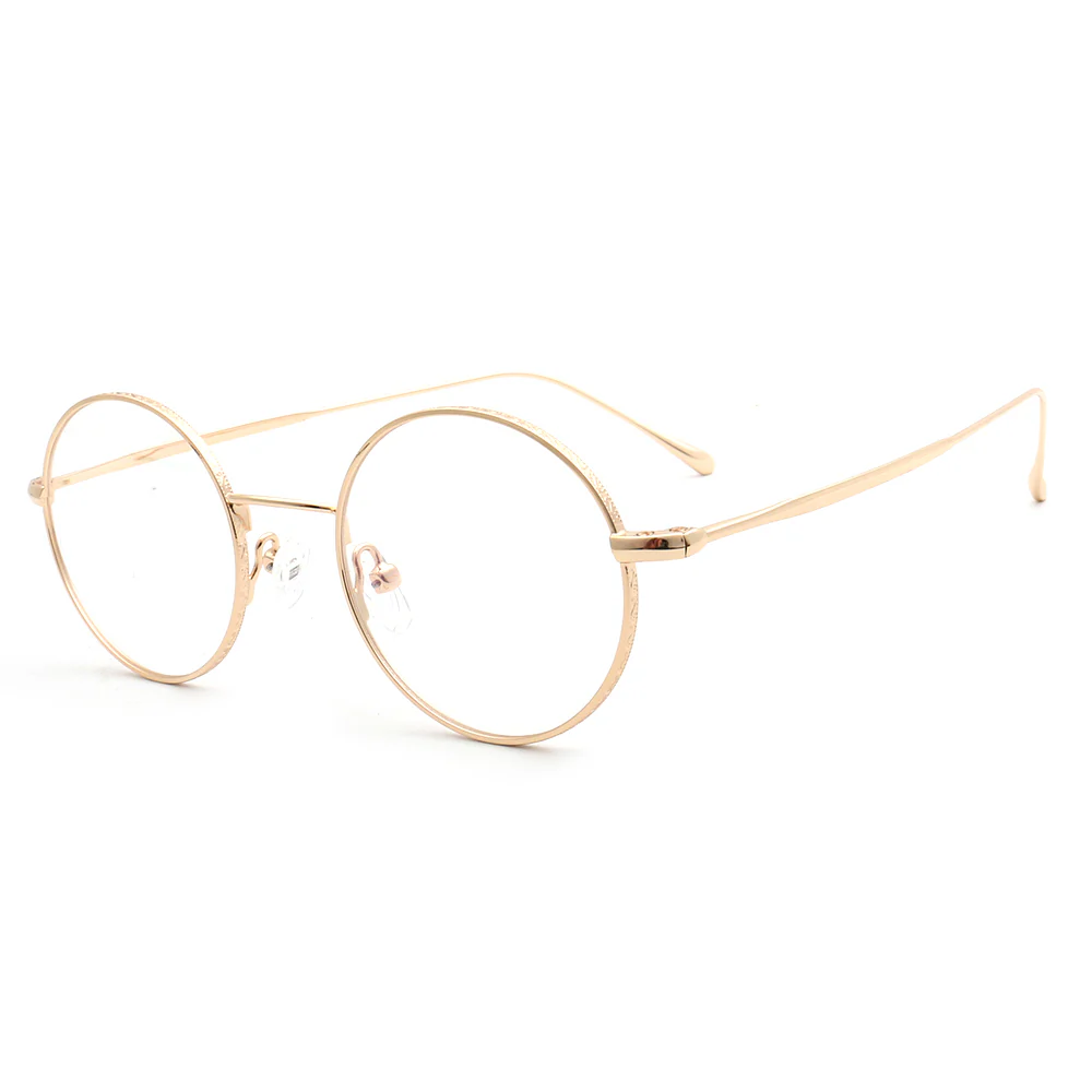 Atlas｜Classic Round Metal Eyeglasses Frames - Image 3