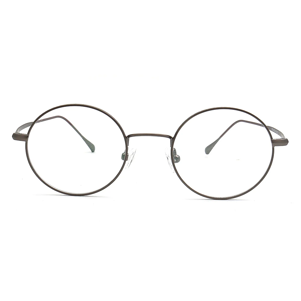 Atlas｜Classic Round Metal Eyeglasses Frames - Image 4