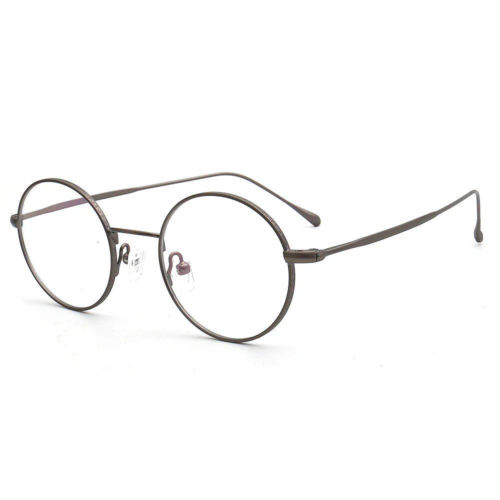 Atlas｜Classic Round Metal Eyeglasses Frames - Image 5