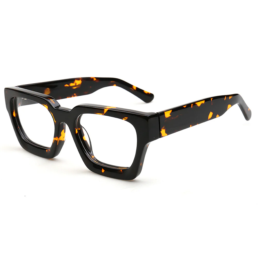 Axton | Vintage Square Oversize Glasses Frames - Image 5