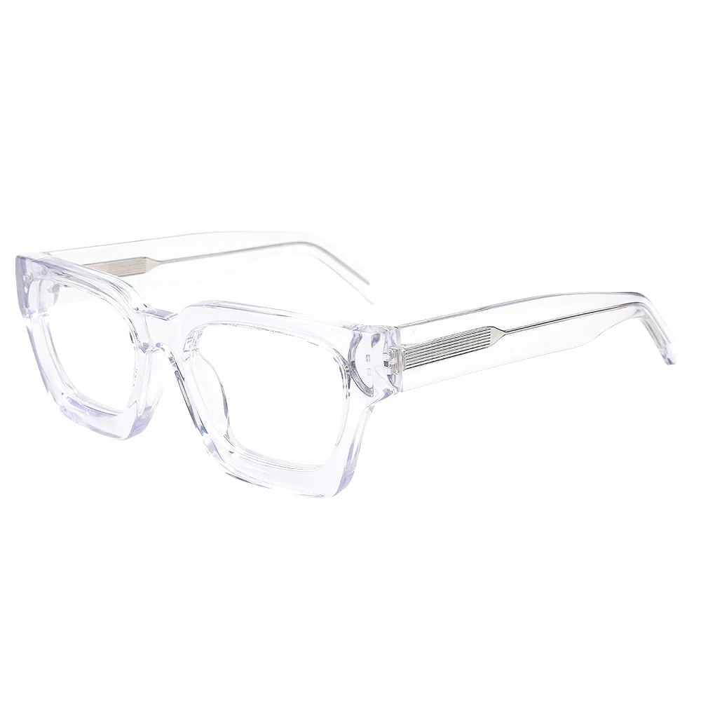 Axton | Vintage Square Oversize Glasses Frames - Image 7