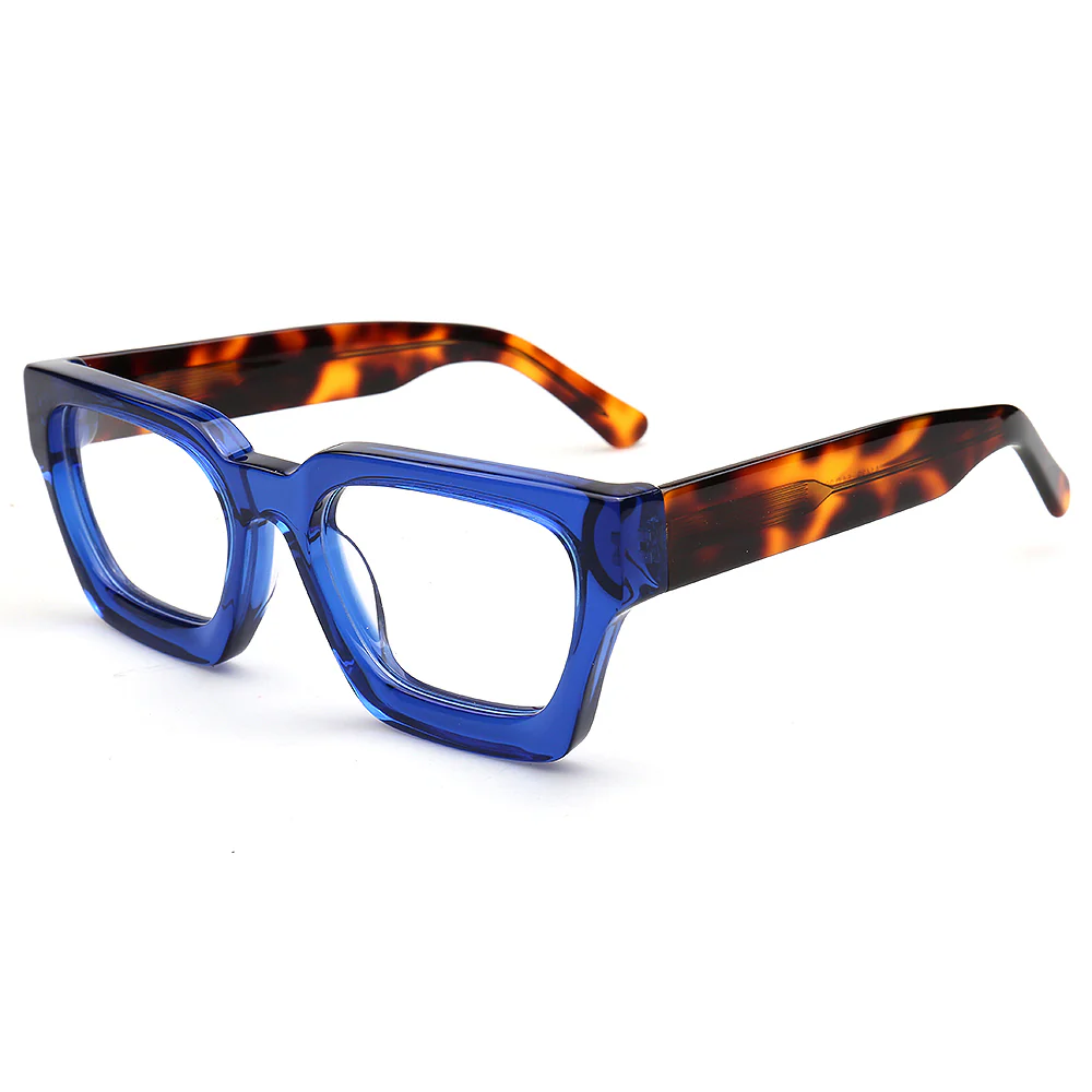 Axton | Vintage Square Oversize Glasses Frames - Image 9