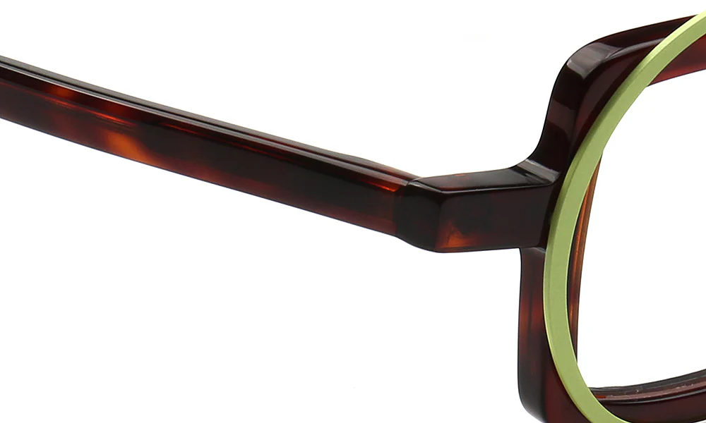 Billie | Funky Geometric Mismatch Glasses Frames - Image 12