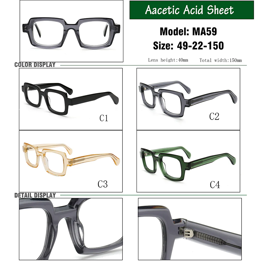 Briar | Retro Square Eyewear Frames - Image 14
