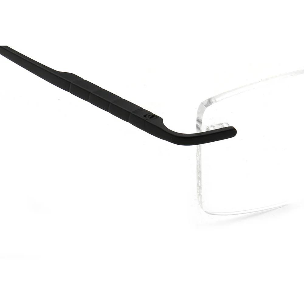 Duncan | Square Business Rimless Eyeglasses - Image 14