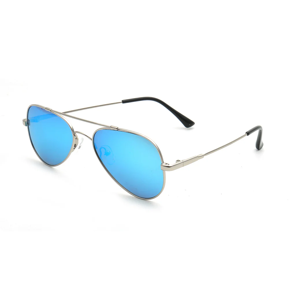 Domingo | Retro Pilot Style Sunglasses For Men & Women | Flexible Bendable Memory Metal Frame w/ Polarized Lenses - Image 4