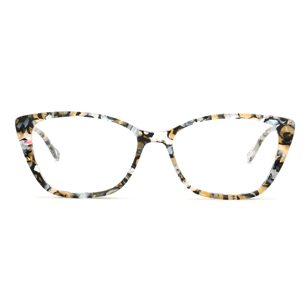 Charlotte | Patterned Acetate Cat Eye Glasses For Women | Colorful Tortoise Shell Eyewear Frames - Image 4