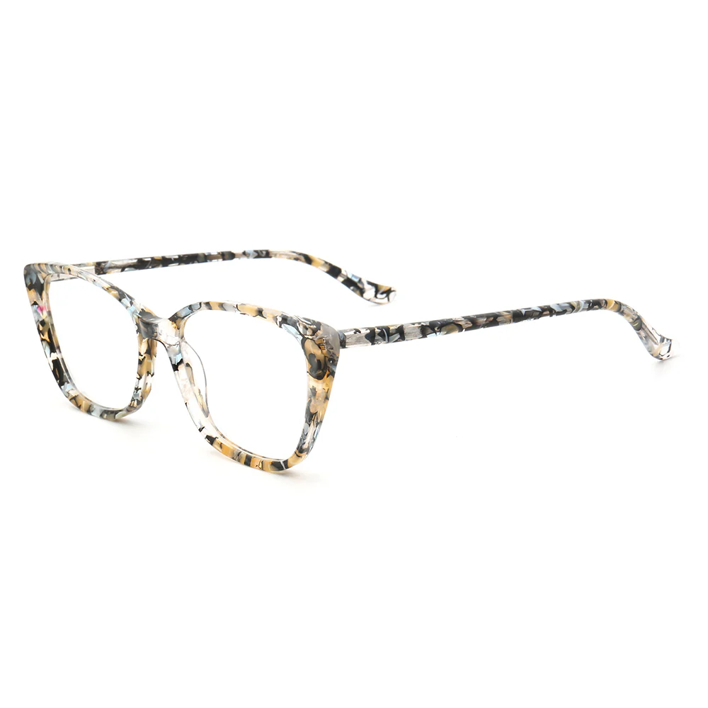 Charlotte | Patterned Acetate Cat Eye Glasses For Women | Colorful Tortoise Shell Eyewear Frames - Image 5