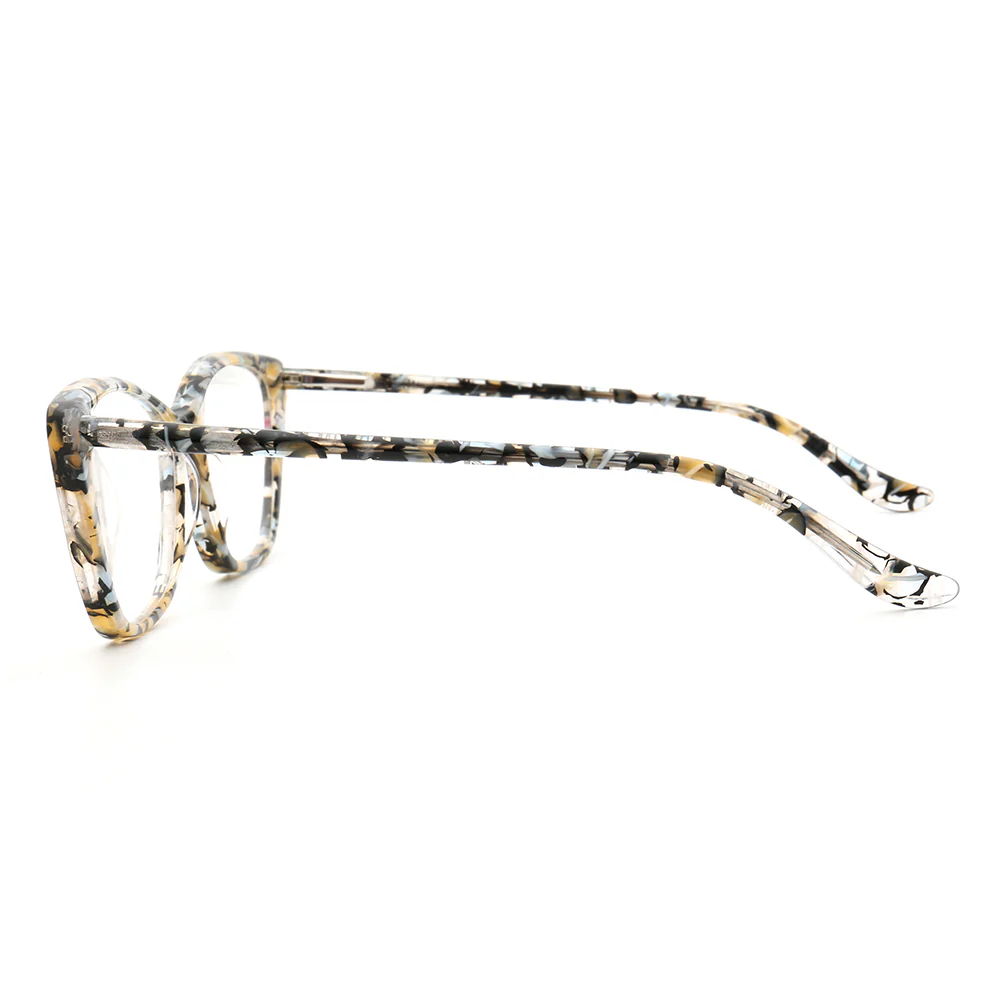 Charlotte | Patterned Acetate Cat Eye Glasses For Women | Colorful Tortoise Shell Eyewear Frames - Image 6