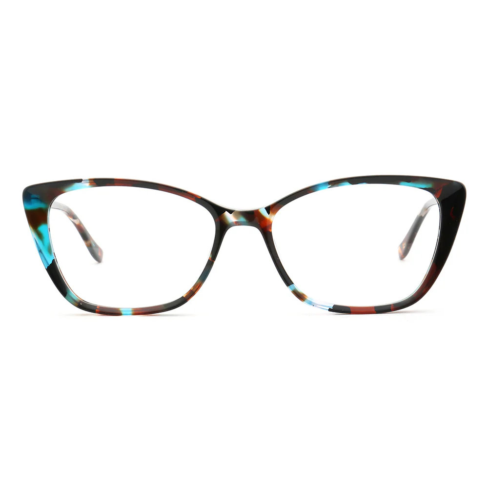 Charlotte | Patterned Acetate Cat Eye Glasses For Women | Colorful Tortoise Shell Eyewear Frames - Image 7