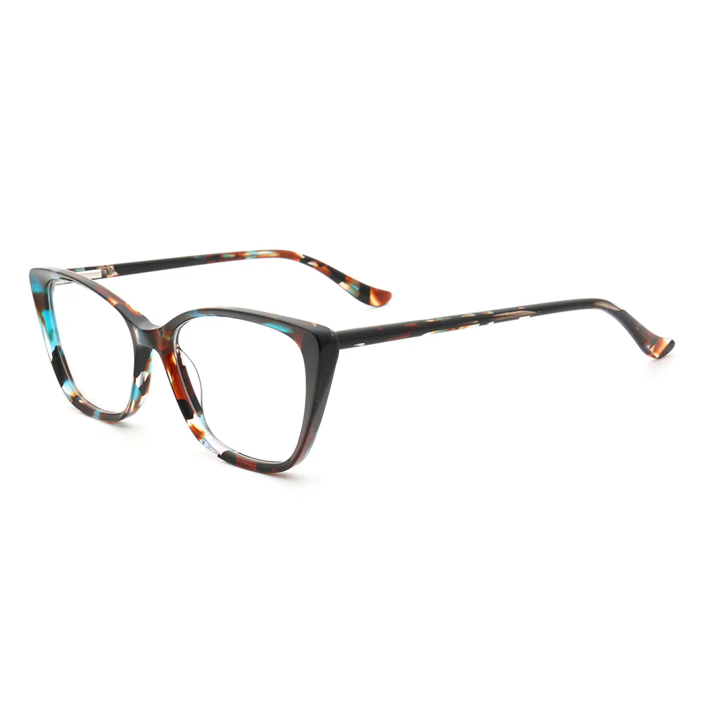 Charlotte | Patterned Acetate Cat Eye Glasses For Women | Colorful Tortoise Shell Eyewear Frames - Image 8