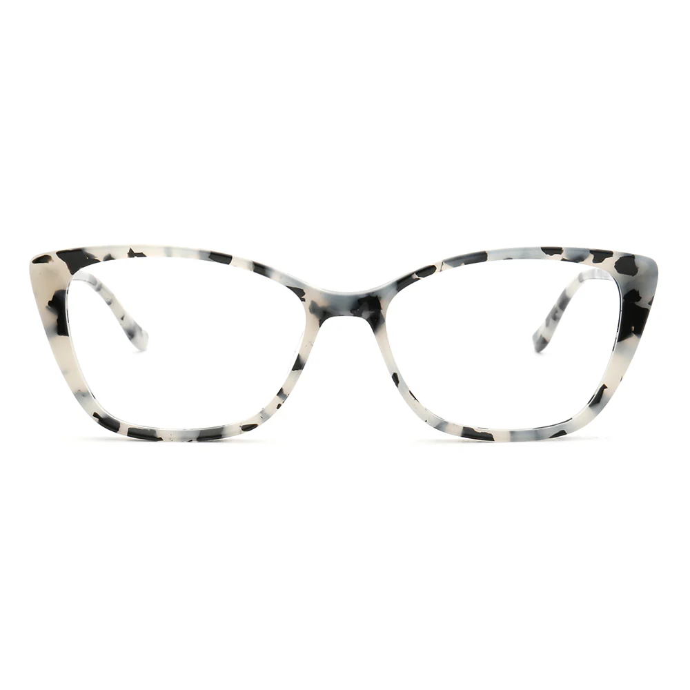 Charlotte | Patterned Acetate Cat Eye Glasses For Women | Colorful Tortoise Shell Eyewear Frames - Image 9