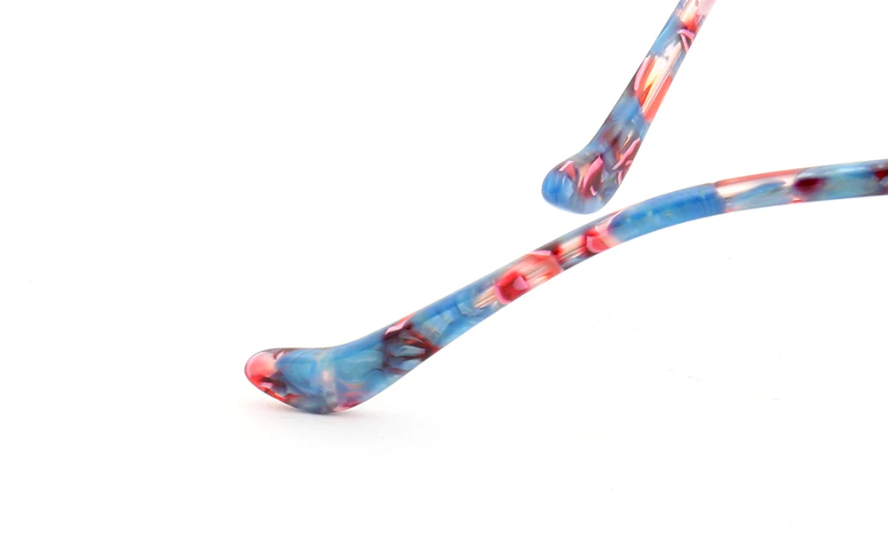 Amelia | Patterned Cat Eye Glasses For Women | Colorful Acetate Eyeglasses w/ Tortoise Shell Design - Image 16