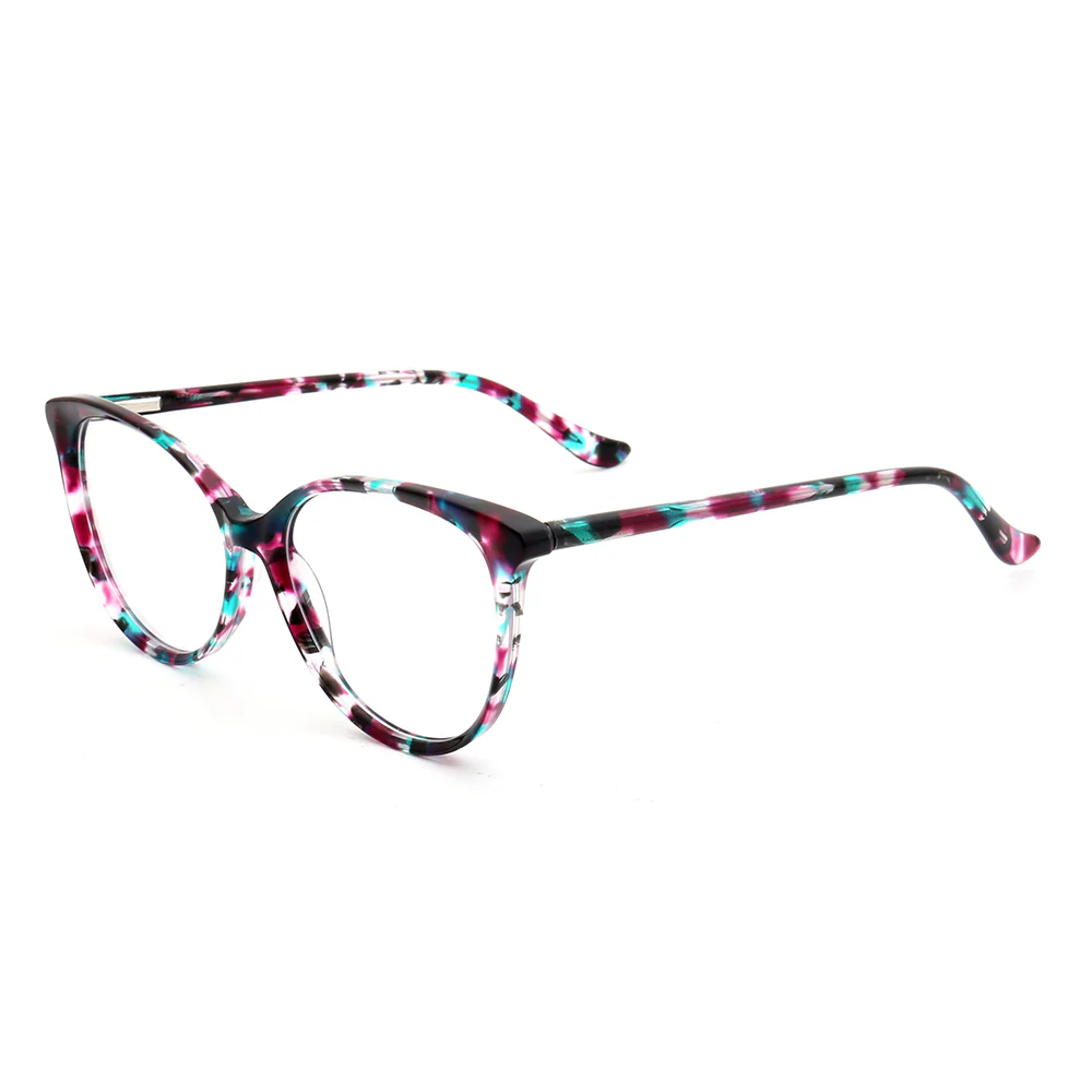 Hazel | Colorful Cat Eye Glasses For Women | Acetate Frame w/ Tortoise Shell Finish - Image 10