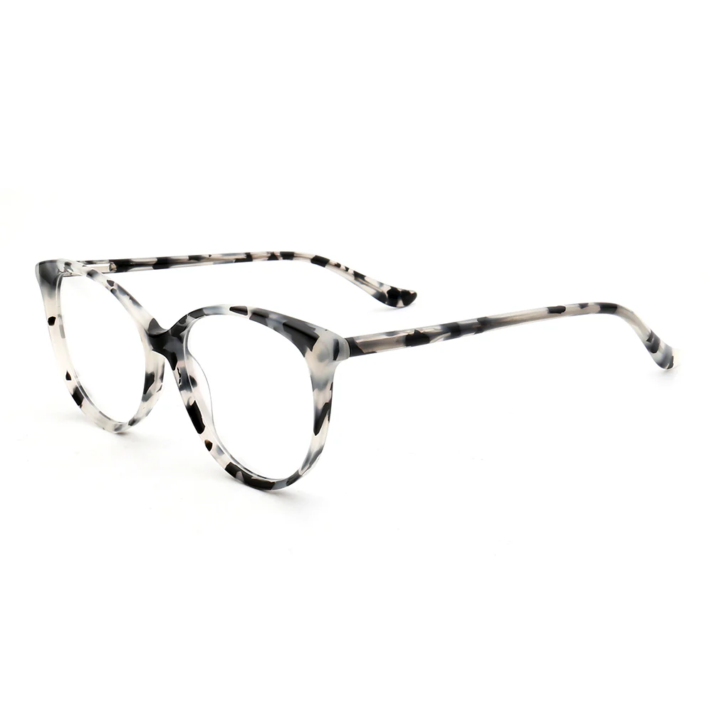 Hazel | Colorful Cat Eye Glasses For Women | Acetate Frame w/ Tortoise Shell Finish - Image 3