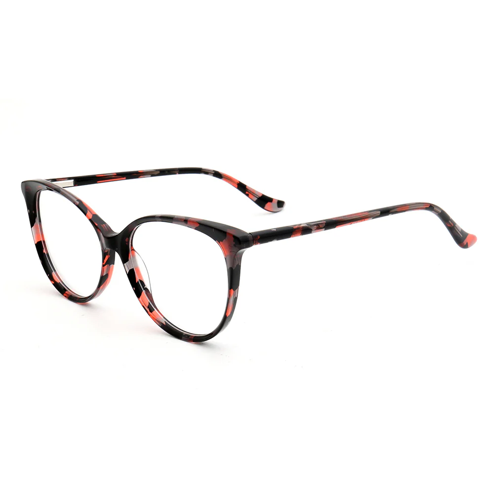 Hazel | Colorful Cat Eye Glasses For Women | Acetate Frame w/ Tortoise Shell Finish - Image 8