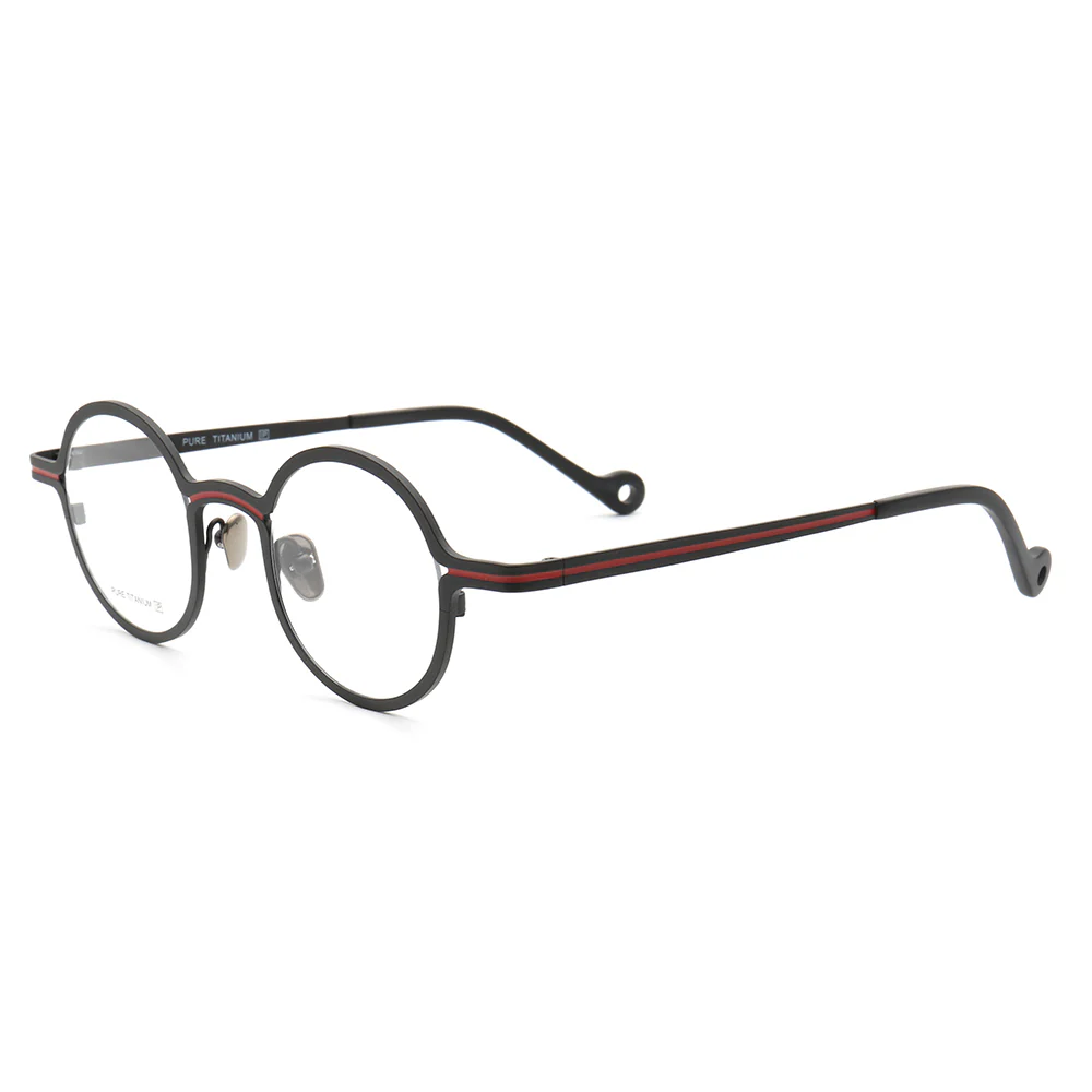 Brunswick | Round Women Titanium Eyeglasses | Retro Men Optical Glasses Frames - Image 7