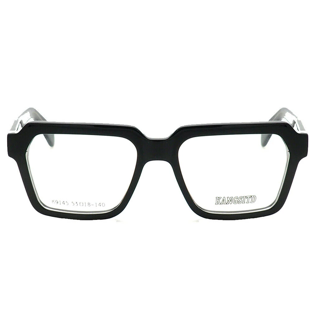 Forest | Oversized Patterned Acetate Eyeglasses | Retro Square Multicolored Glasses Frames  at - Image 11