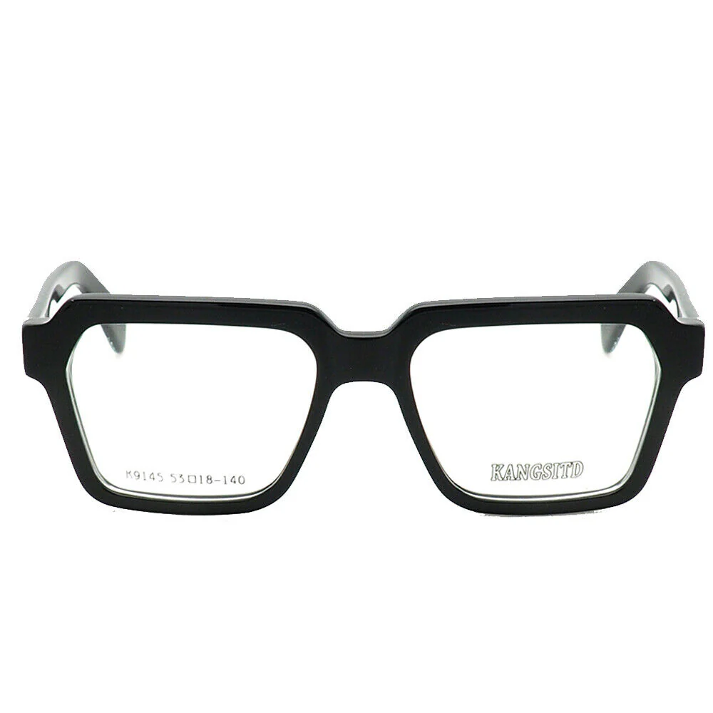 Forest | Oversized Patterned Acetate Eyeglasses | Retro Square Multicolored Glasses Frames  at - Image 9