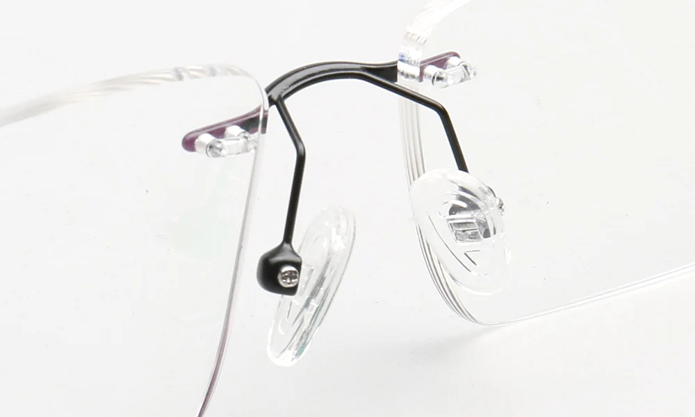 Daniel | Rectangle Rimless Glasses Frames for Men - Image 12