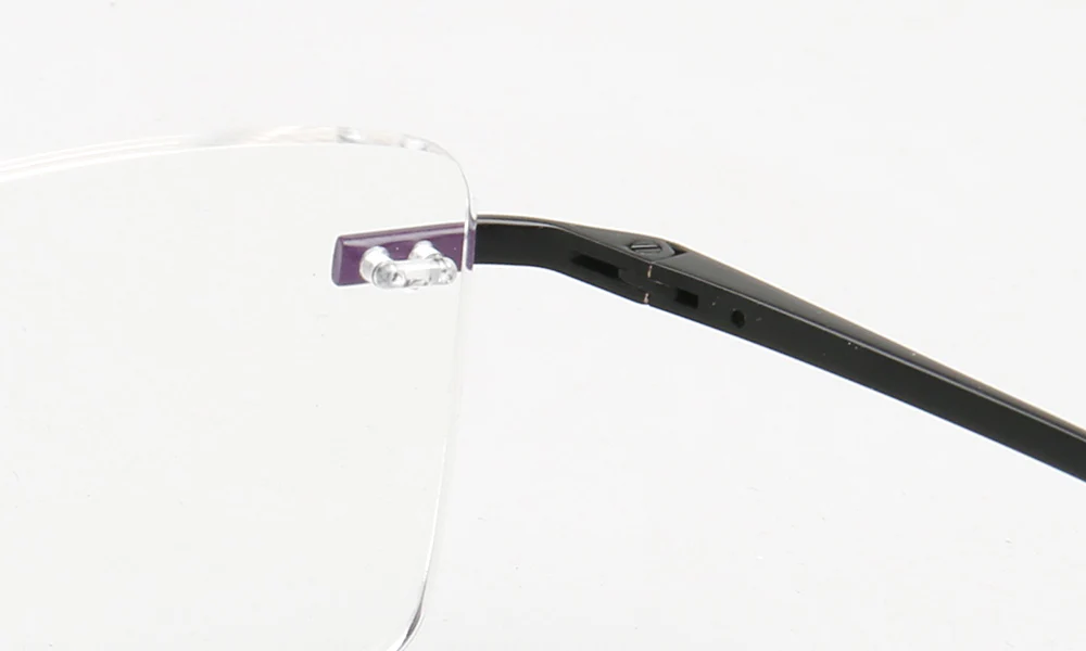 Daniel | Rectangle Rimless Glasses Frames for Men - Image 13