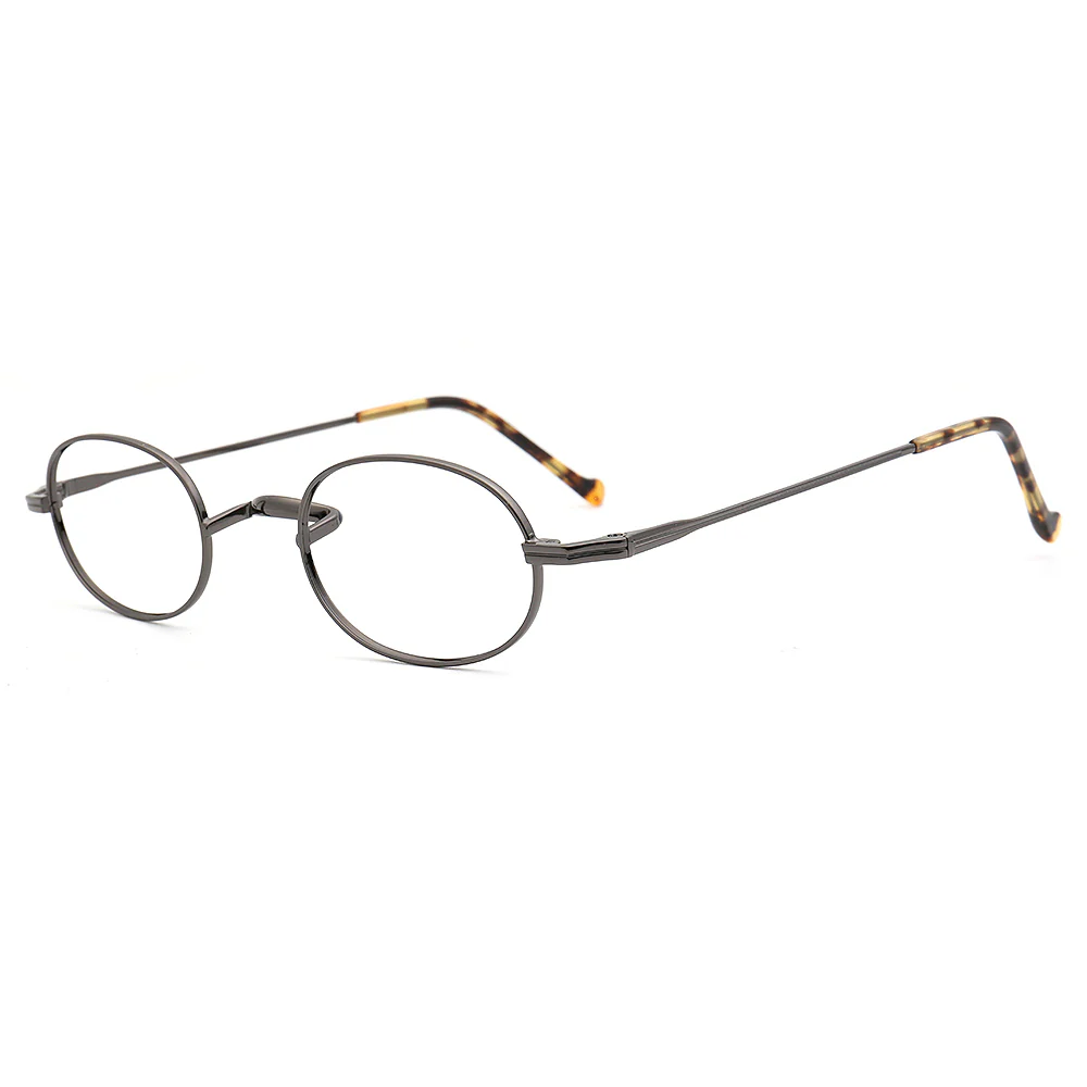 Emerson | Vintage Oval Titanium Eyeglasses Frames - Image 5