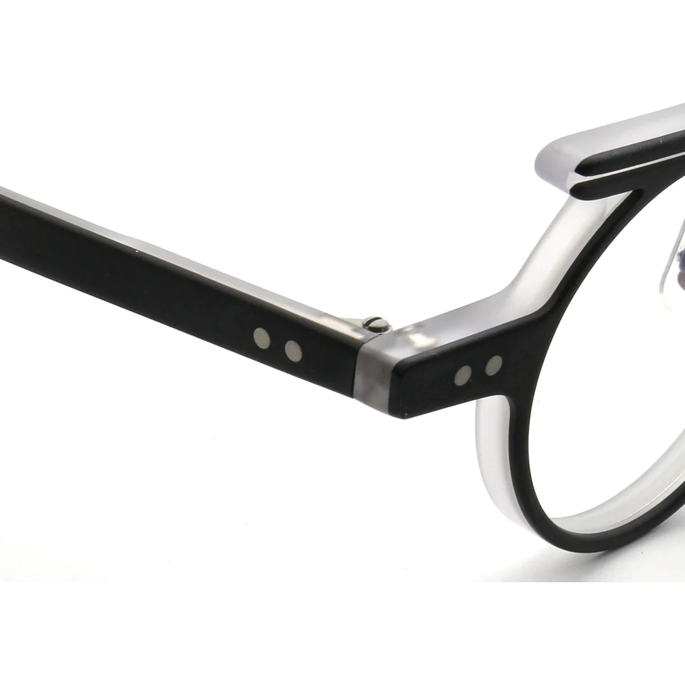Hester | Retro Flat Top Vintage Glasses Frames Men | Round Nerd Stylish Women Eyeglasses Frames - Image 24