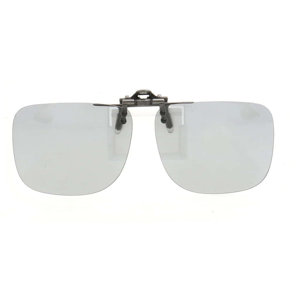 Square Clip On Flip Up Sunglasses | Polarized Lenses UV Protection - Image 5