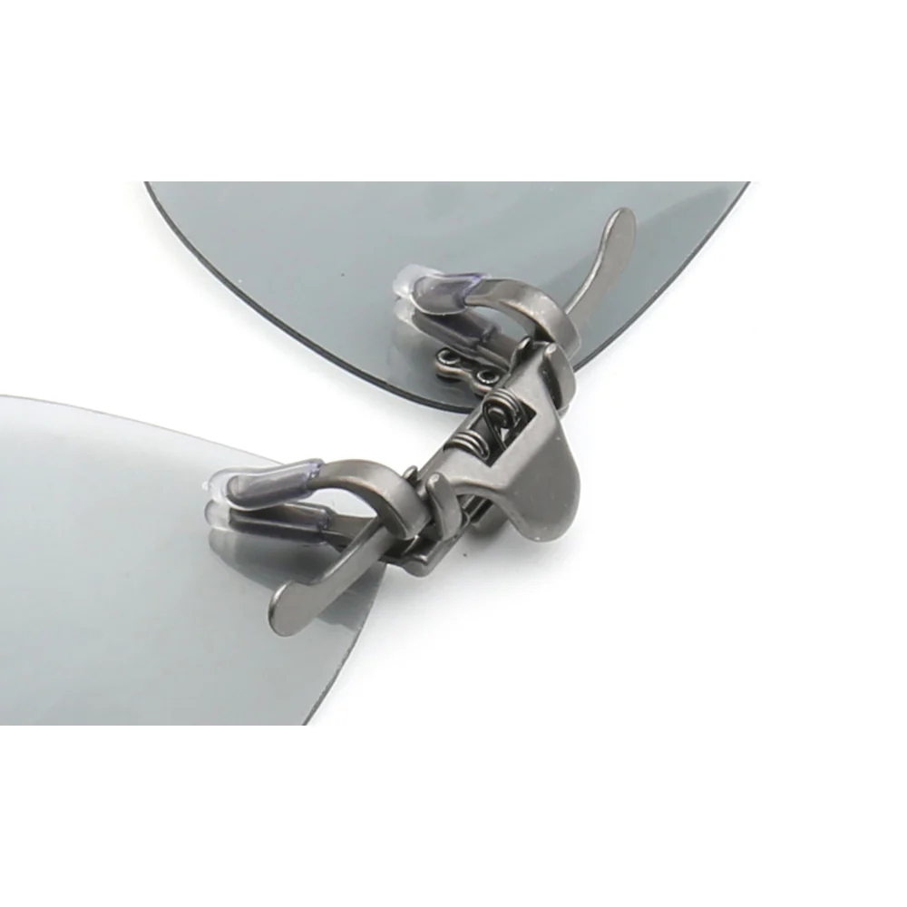 Square Clip On Flip Up Sunglasses | Polarized Lenses UV Protection - Image 6