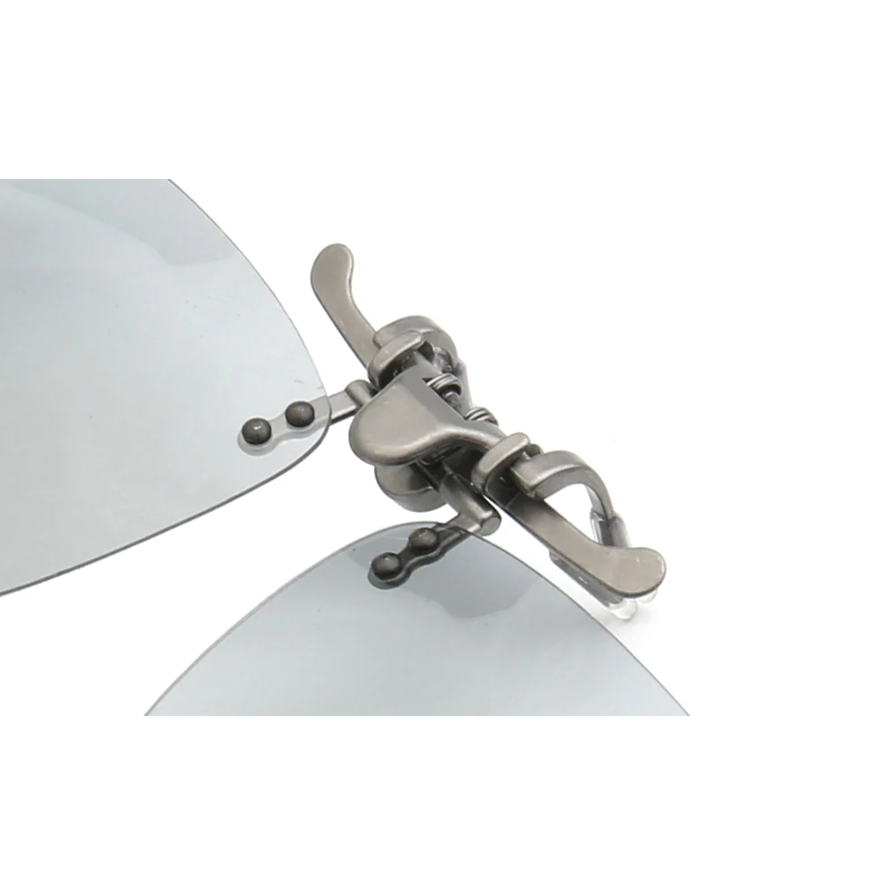 Square Clip On Flip Up Sunglasses | Polarized Lenses UV Protection - Image 7