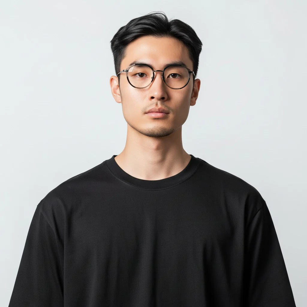 Layken | Stylish Round Floral Titanium Eyeglasses - Image 3