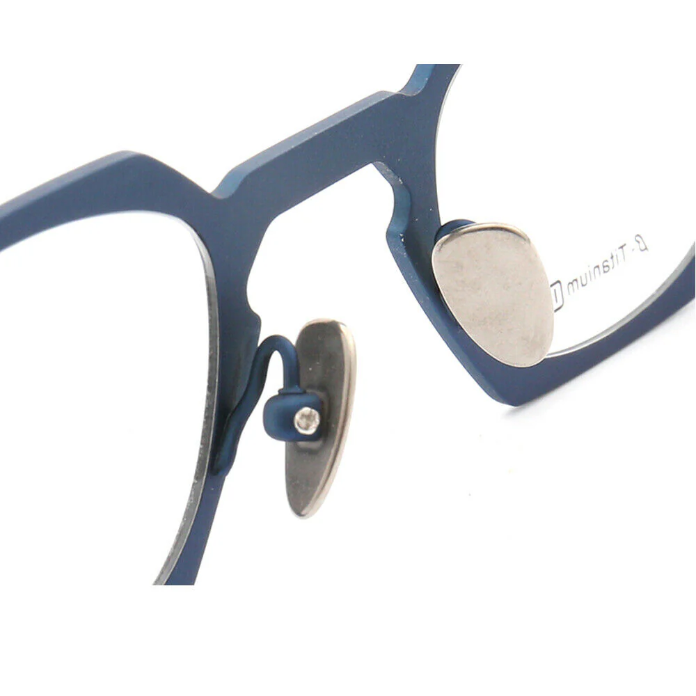 Peak | Hexagon Shaped Pure Titanium Eyeglasses | Lightweight Geometric Design - Image 10
