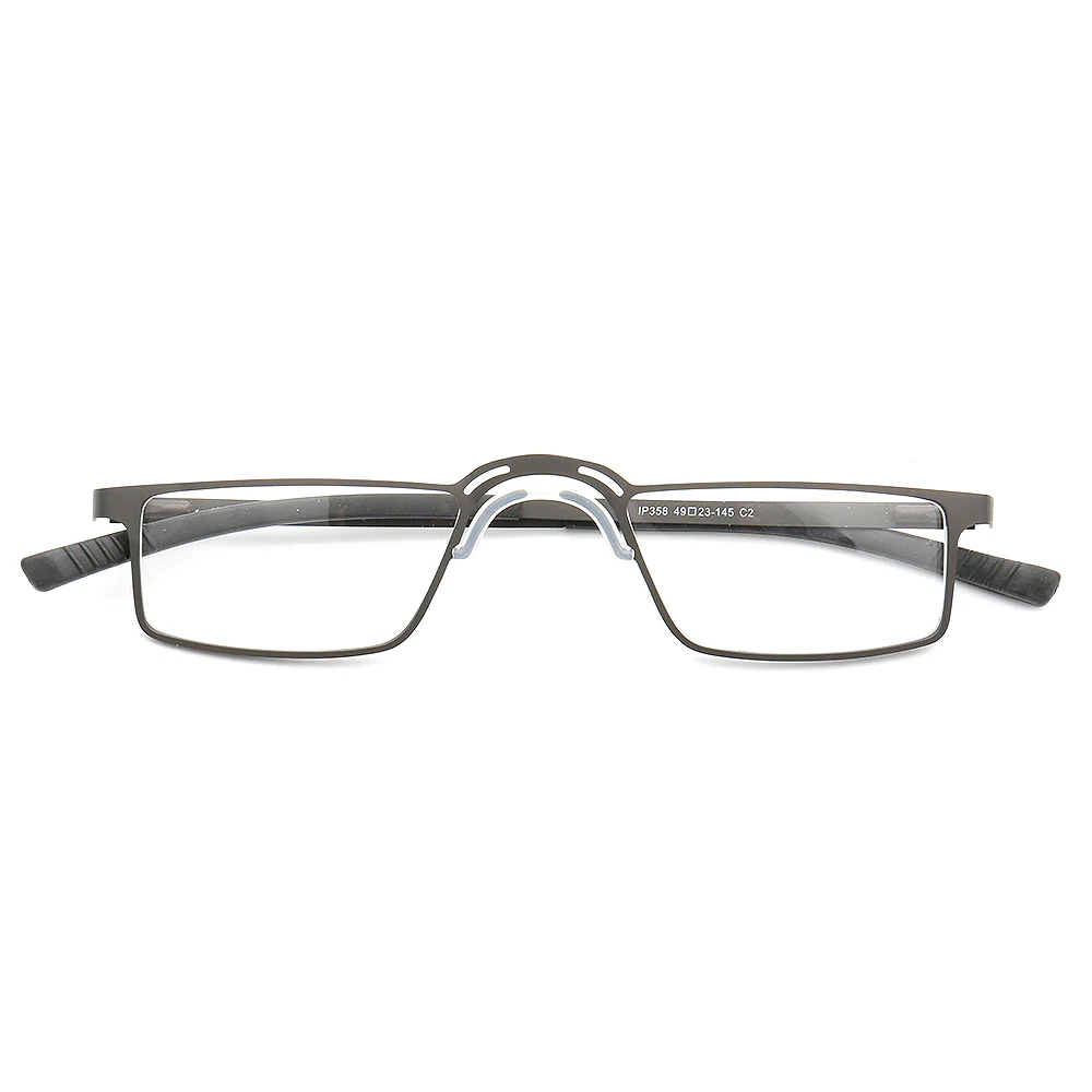 Sterling | Sleek Modern Rectangular Glasses | Modern Business Eyeglasses w/ Lightweight Design - Image 7