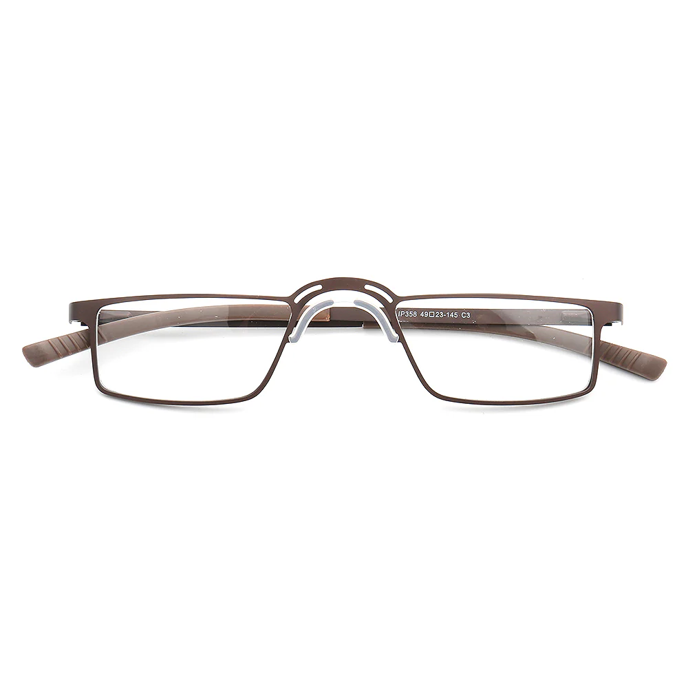 Sterling | Sleek Modern Rectangular Glasses | Modern Business Eyeglasses w/ Lightweight Design - Image 9