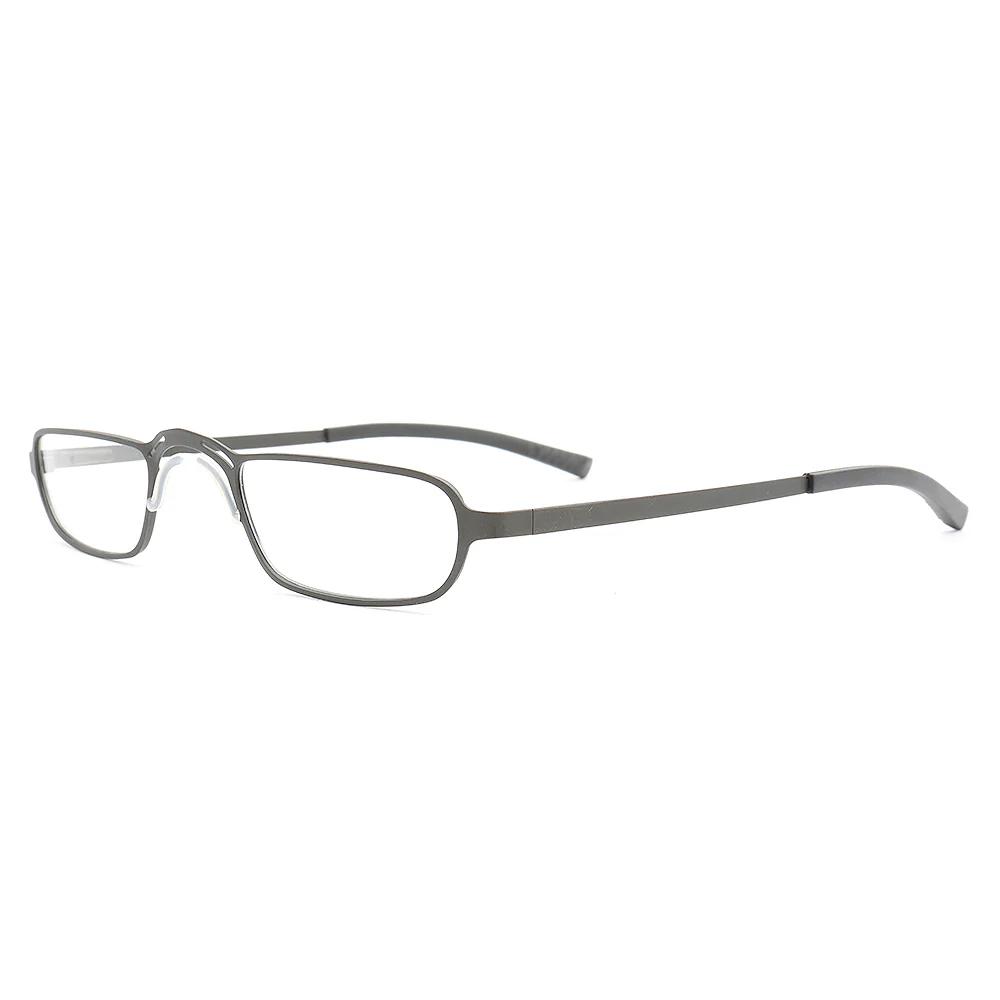 Yukon | Rectangular Full Rim Metal Eyeglass Frames | Lightweight Modern Business Glasses - Image 3