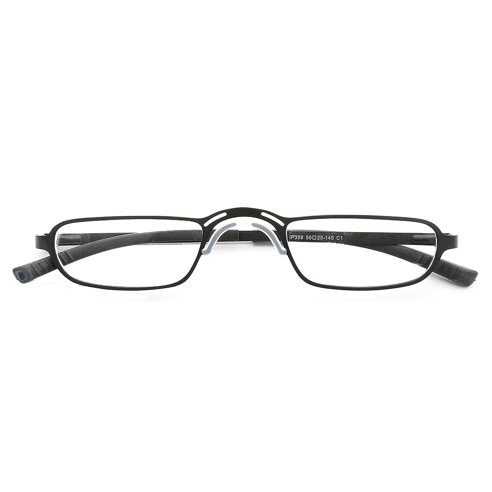 Yukon | Rectangular Full Rim Metal Eyeglass Frames | Lightweight Modern Business Glasses - Image 4