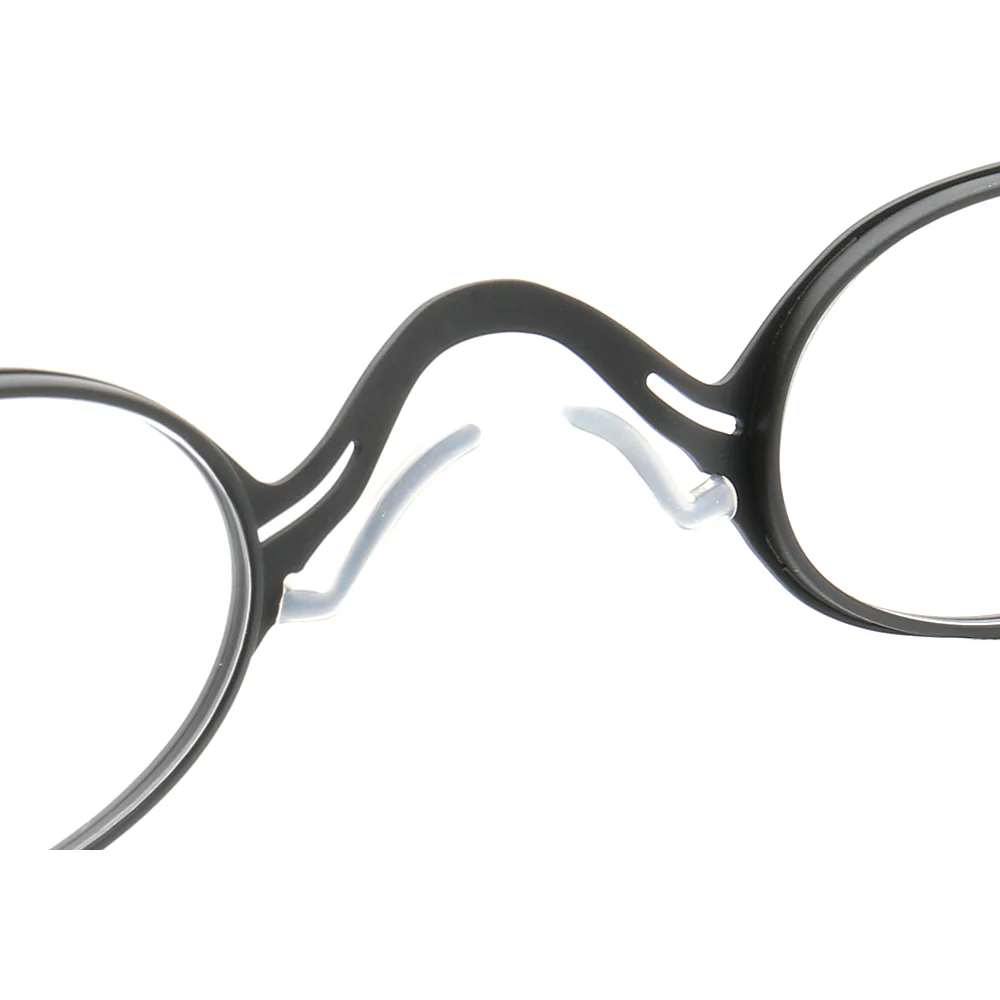 Harlow | Oval Shaped Business Eyeglass Frames | Modern Metal Unisex Glasses - Image 12