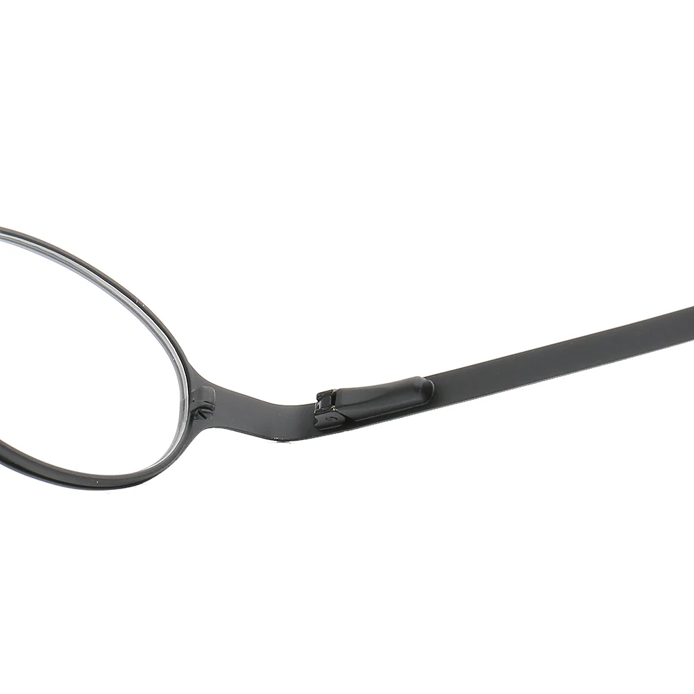 Harlow | Oval Shaped Business Eyeglass Frames | Modern Metal Unisex Glasses - Image 13