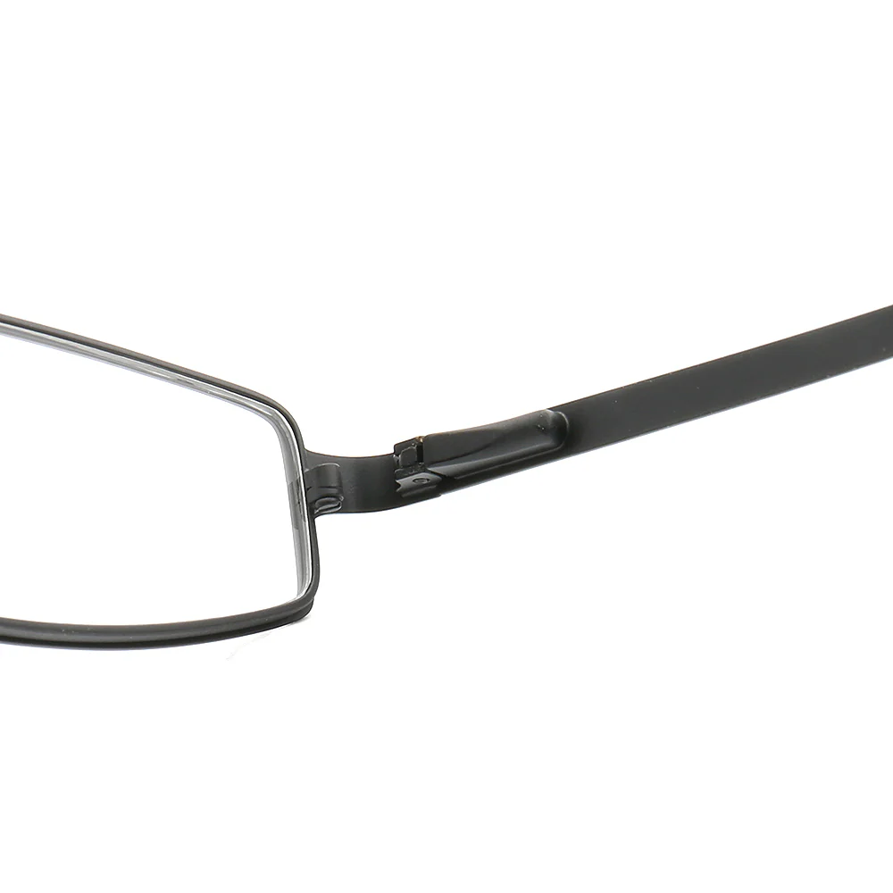 Edward | Full Rim Rectangle Shaped Metal Glasses | Modern Business Design - Image 13