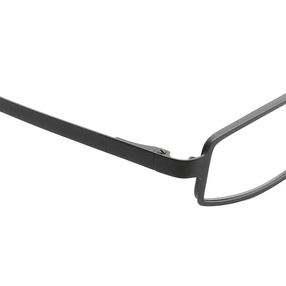 Edward | Full Rim Rectangle Shaped Metal Glasses | Modern Business Design - Image 14