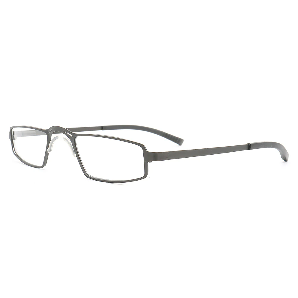 Edward | Full Rim Rectangle Shaped Metal Glasses | Modern Business Design - Image 7
