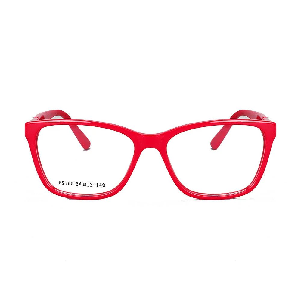 Annabelle | Classic Acetate Cat Eye Glasses For Women |  Pink Full Rim Yellow Eyeglass Frames - Image 10