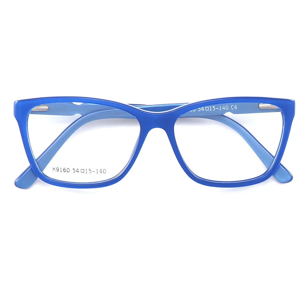 Annabelle | Classic Acetate Cat Eye Glasses For Women |  Pink Full Rim Yellow Eyeglass Frames - Image 12