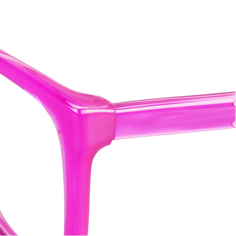 Annabelle | Classic Acetate Cat Eye Glasses For Women |  Pink Full Rim Yellow Eyeglass Frames - Image 16