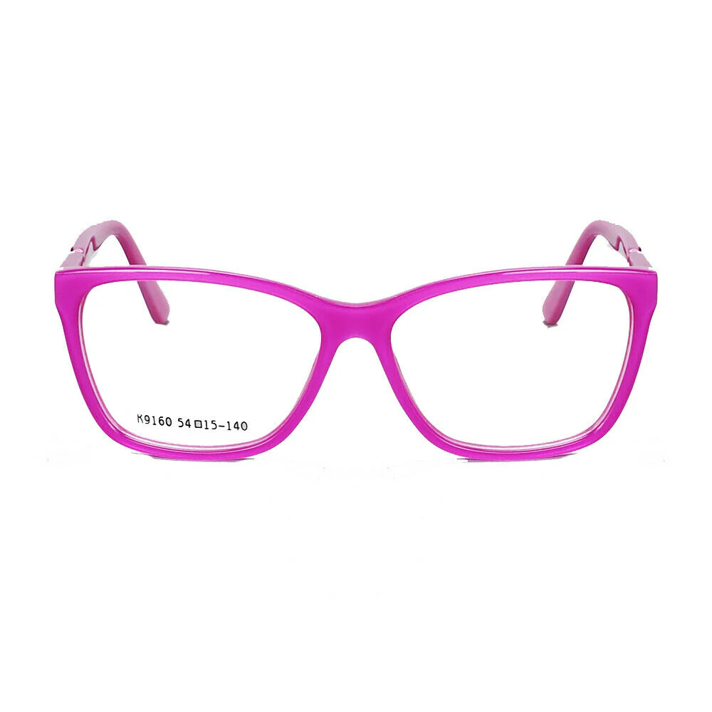 Annabelle | Classic Acetate Cat Eye Glasses For Women |  Pink Full Rim Yellow Eyeglass Frames - Image 4
