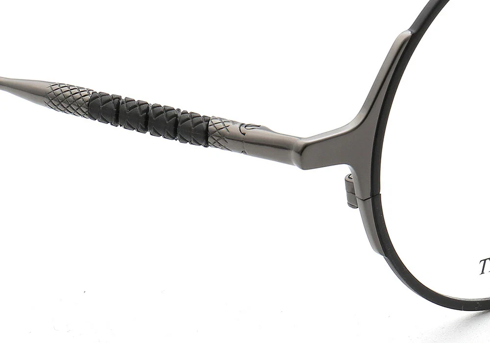 Leon | Retro Round Titanium Optical Glasses Frames - Image 13