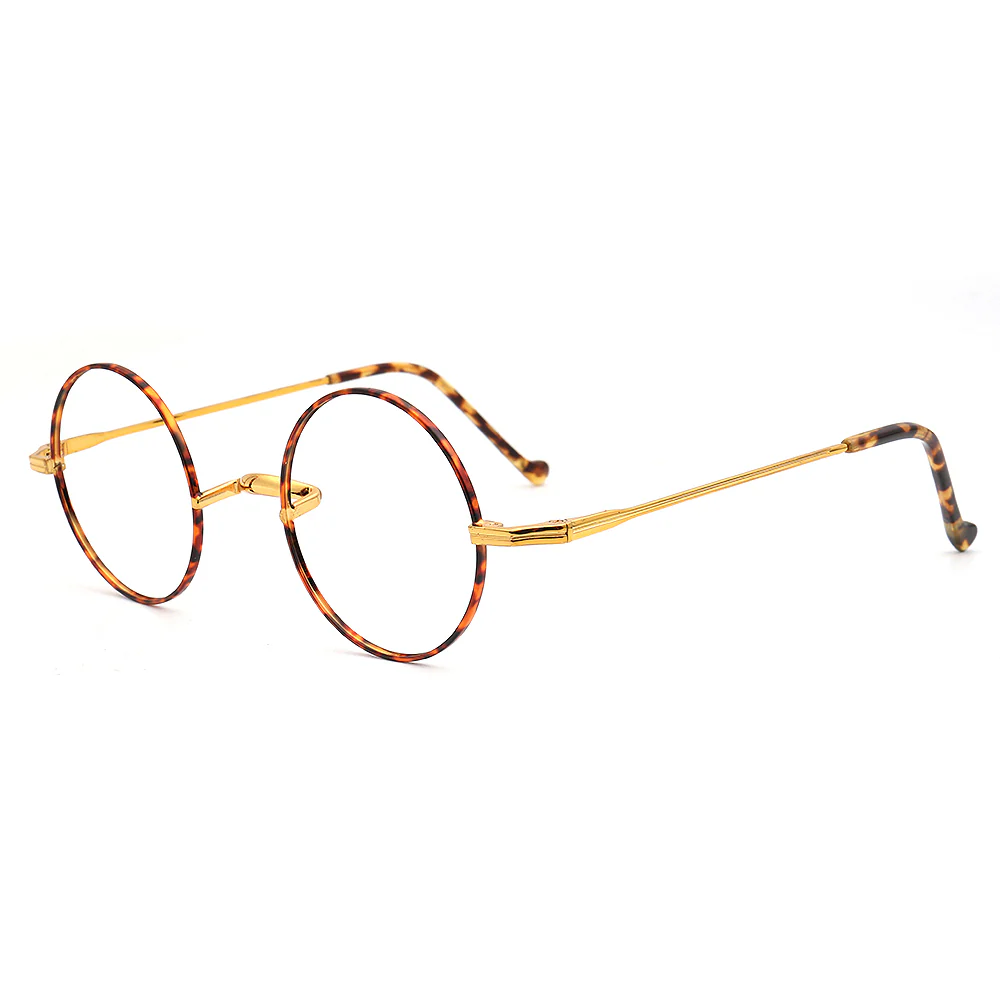 Madison | Retro Round Titanium Glasses Frames - Image 3